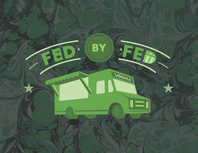 Fed by Fed for VEEAM carltonsmith carltonthered fed by fed fedbyfed food truck foodtruck good cause goodcause graphic graphic design green logo veeam