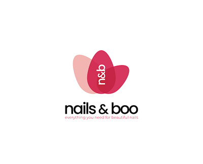 nails & boo logo branding logo