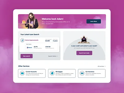 Finance Dashboard banking dashboard branding dashboard ui finance finance dashboard finance dashboard ui finance website guru insurance loans mortgage ui