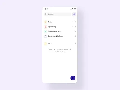 Timpler - Pull Interaction app interaction ios mobile pull pull to refresh pulldown scroll search