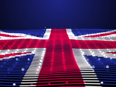 Digital Flag of UK background connected digital digital illustration dots england england flag flag of england flag of uk future futuristic internet modern uk uk flag united kingdom united kingdom flag