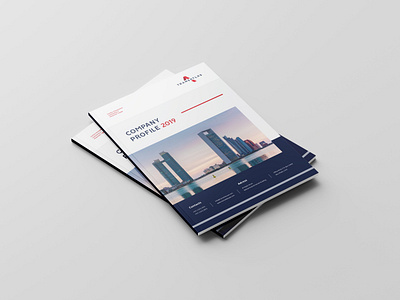 TransAtlas catalog A4 branding corporate identity printing