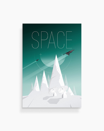 Space illustration illustrator vector