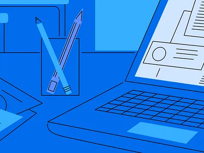 Workspace illustration branding illustration monochrome product ui vector web web design workspace