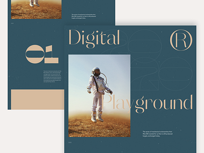 2020 Digital Playground #4 / Landing page branding design interaction landing marketing minimal nasa planet spaced type typogaphy ui ux web design web design company webdesign website