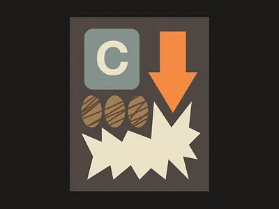 City Blocks #12 arrow bits city blocks collage composition design digital flat graphic illustration