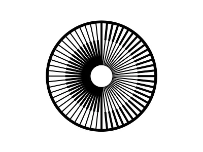 Day 7/30 black and white design graphic design icon minimal minimalism
