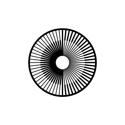 Day 7/30 black and white design graphic design icon minimal minimalism