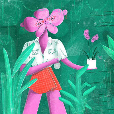- characterillustration digitalillustration illustration illustrationoftheday ilustracion procreate