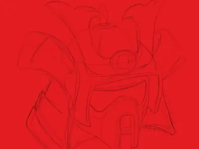 Speeder Scout Trooper Time-Lapse illustrations samurai shogun star starwars stormtrooper trooper vector wars