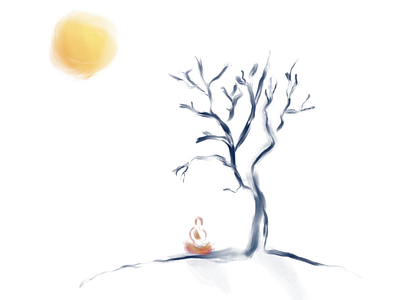 Tree meditation buddha meditation mindfulness minimal minimalist monk tree zen