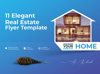 11 Elegant Real Estate Flyer Template Design Sample advertisement branding elegant real estate flyer flyer house house for sale house rent marketing modern home mortgage open house raltor flyer real estate real estate flyer realtor flyer renovation flyer residential sale