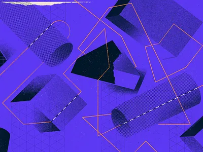 Project Management abstract block geometry halftone illustration line path perspective project project management texture