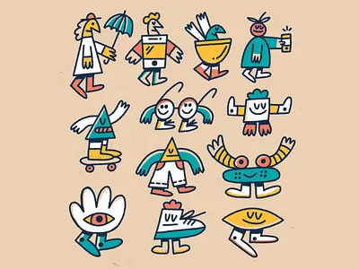 Troublemakers art character doodle drawing fun illustration procreate skateboarding