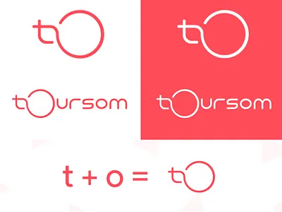 Toursom Spec branding flat icon logo