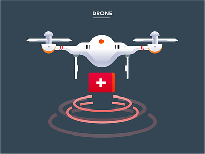 DRONE IN PROGRESS - FEEDBACK PLEASE?? 3d drones design drone gradient drone icon flat drone illustration drone illustration ui drone illustration vector drone symbol drones drones application future tech graphic design icon icons illustration medical drones vector