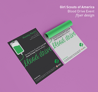 Girl Scout of America - Flyer Design flyer design graphic design illustration print design