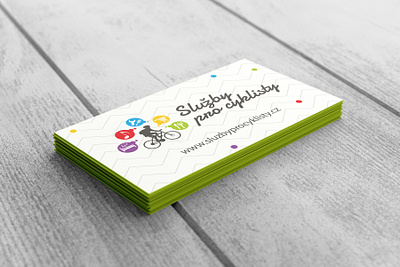 Vizitka sluzbyprocyklisty.cz brand branding corporate design design designer graphic visitcard vizitka