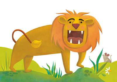 Little Hippo Books - Lion Roar animal illustration childrens book illustration childrens books childrens illustration childrensillustration educational publishing illustration jungle animals kidlitart kids books lion whimsical