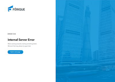 Internal servor error app ui uiux web