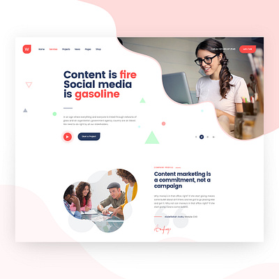 Wekala Agency UI Design classic clean concept design education flat minimal mohamed arafa shop simple template theme themeforest ui ux web website woocommerce wordpress