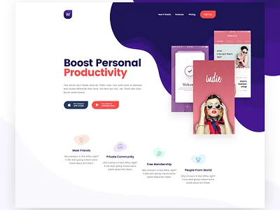 Wekala App Landing Page Design classic clean concept design education flat minimal mohamed arafa shop simple template theme themeforest ui ux web website woocommerce wordpress
