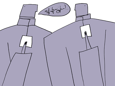 Men talking about something illustration men something talking
