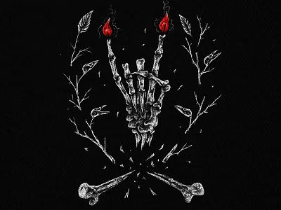 SOLD apparel design artwork band merch dark art design illustration merch merch design skull skull art t shirt design