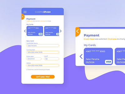 Daily UI :: 002 Credit Card Checkout app checkout daily ui dailyui design payment ui