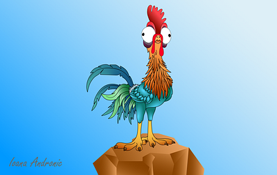 Hei Hei Character adobeillustator cartoon illustration character vector art vector illustration