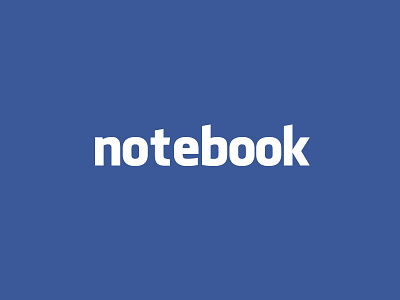 notebook brand branding design facebook facebook ad flat graphic design logo logo a day logo challenge logo design logo designer logo inspiration logo mark logo parody logos logotype notebook rahalarts