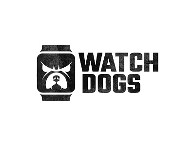 watch Dogs design dribbble icon illustrator logo shot