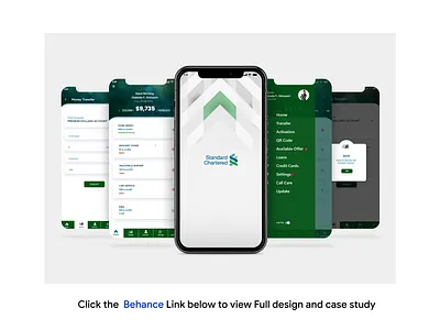Mobile app redesign for standard chartered bank app appdesign banking bankingapp branding mobileapp ui ux uidesign user interface uxdesign