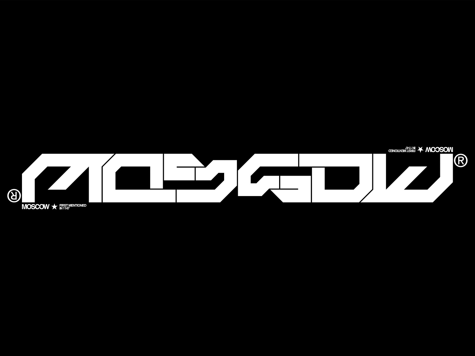 MOSCOW / Λmbigram™ / 2022 by R▲ on Dribbble MOSCOW / Λmbigram™ / 2022