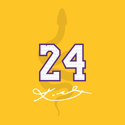 Kobe24 design graphic design illustration kobe bryant logo