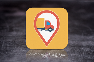 DHL Shopify Labels - Launcher Icon app design app icon app icon design app ui app ux graphic design icon design launcher icon