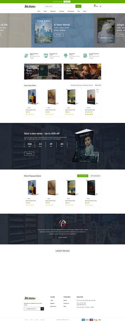 Shirley – Book Store Shopify Theme book author book publisher book seller book shop books writer bookstore bootstrap christmas dropshipping ebook ebook store ecommerce library store new year responsive shopify template shopify theme shopping