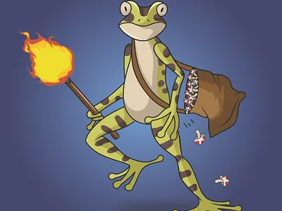 frog illustration