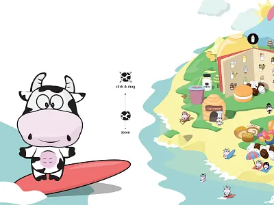 Web island branding design homepage illustraion illustration inner page landing page ui vector website