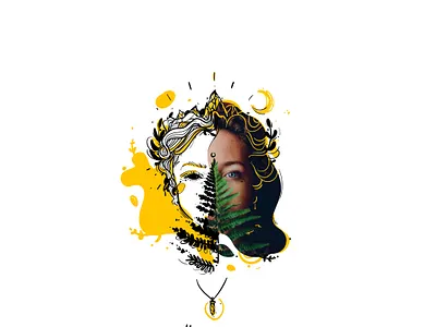 jeraart #toonme @tomachernoby challenge crown crystalcrown illustration design portrait sketch app toonmechallenge toonmechallenge2020 vectorillustration