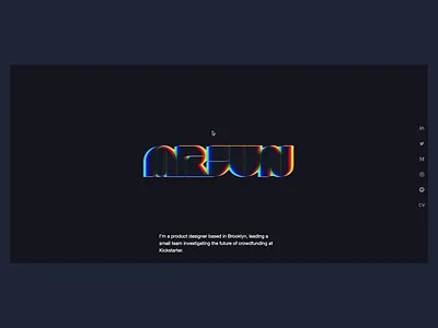 Website updated blotter branding dark ui future helvetica neue hover interaction interface logo portfolio product design ux visual webflow