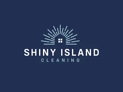 House + Rays brand branding bright cleaning creative glossy glow home house light logo negative space property rays service shiny smart sun sunshine windows