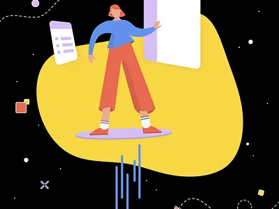 Community takes us higher community designer figmadesign illustration illustration design