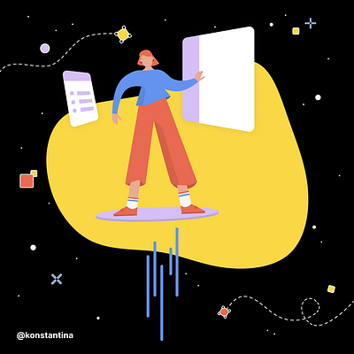 Community takes us higher community designer figmadesign illustration illustration design