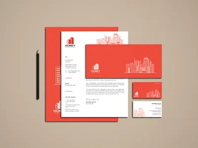 Real Estate Branding Identity agency branding business card design corporate creative design envelope design graphic design id card design identity invoice design letterhead design photoshop presentation folder print design simple design