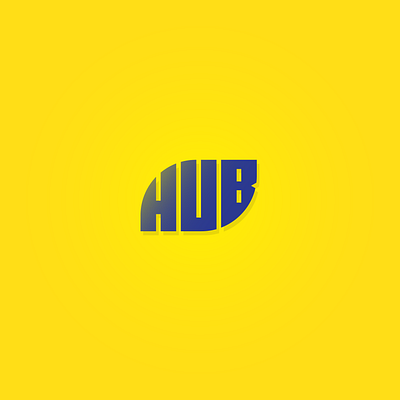 Hub - The logo concept adobe illustrator adobe xd app branding design illustration illustrator ui ux vector