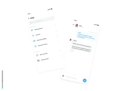 Support Chat chat clean design figma flat help how can we help minimal mobile support support page ui