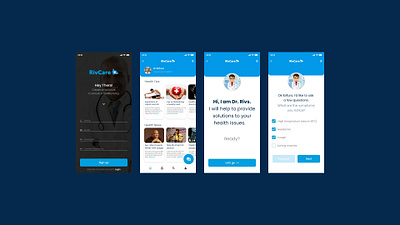 RivCare app app design ui uiuxdesign uiuxdesigner ux