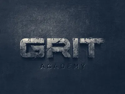 GRIT Logo branding logo type typography