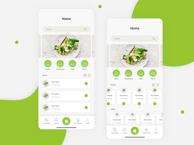 Delivery App adobe xd app app design application design behance delivery delivery app design designer home screen homedesign sokar ui ui ux uiuxdesign ux ux ui vector web design